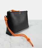 Loewe Knot leather pouch