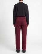 Manila Grace Womens Pants Burgundy
