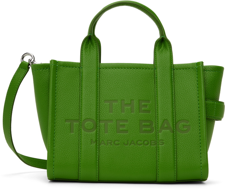 トートバッグ The Small Tote - Marc Jacobs - Leather - Green Marc Jacobs Green 'The Leather Small' Tote Marc Jacobs