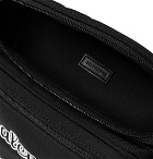 Balenciaga - Logo-Embroidered Canvas Belt Bag - Black