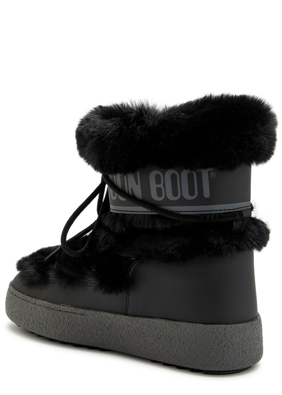 Moon Boot Ltrack Faux-fur Snow Boots Black