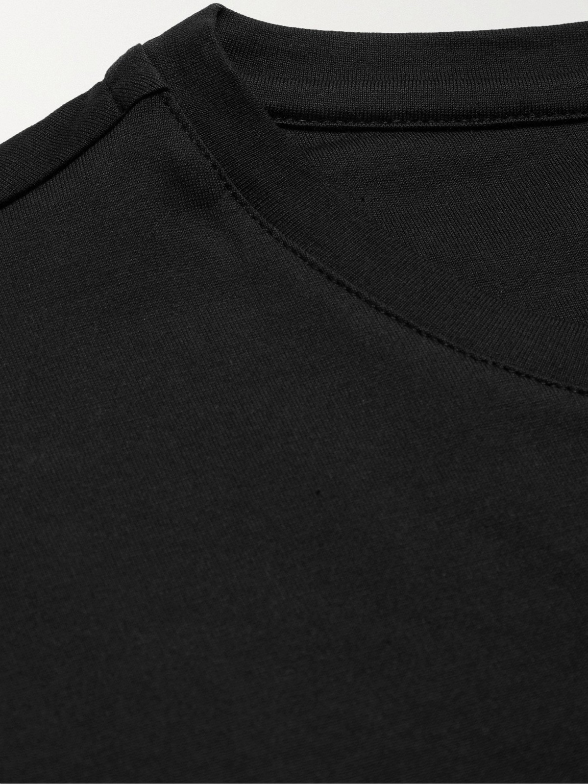 Fendi Embroidered Eyes Motif T-shirt - Black