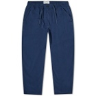 Universal Works Men's Summer Canvas Hi Water Trousers in Navy