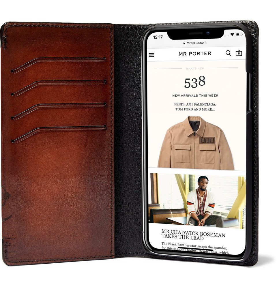 Berluti - Native Union Scritto Leather iPhone XS Case - Men Berluti