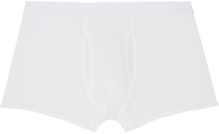 Photo: Comme des Garçons Shirt White Elasticized Boxers