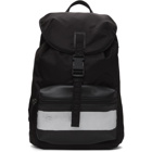 Givenchy Black and Silver Nylon Latex Band Backpack