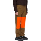 Etudes Brown and Orange Corner Trousers