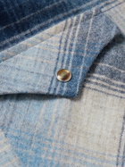 Pendleton - Canyon Checked Virgin Wool Shirt - Blue
