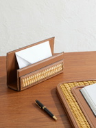 Ralph Lauren Home - Bailey Woven Leather Letter Rack