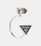 Prada Symbole silver earrings