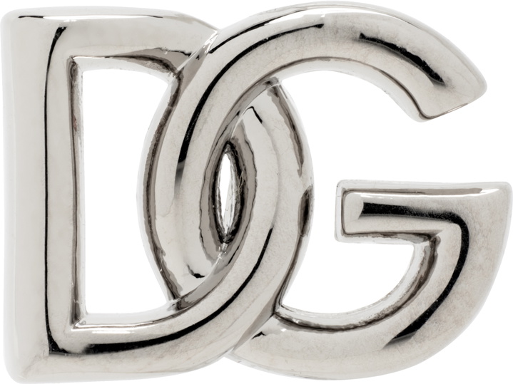 Photo: Dolce&Gabbana Silver 'DG' Logo Single Earring