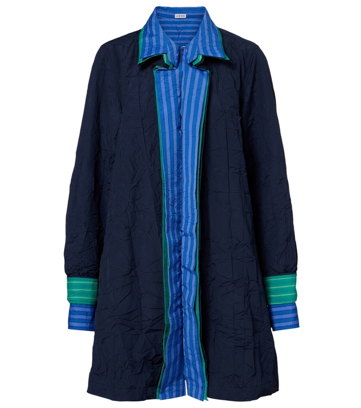 Photo: Loewe Striped technical cotton-blend shirt dress
