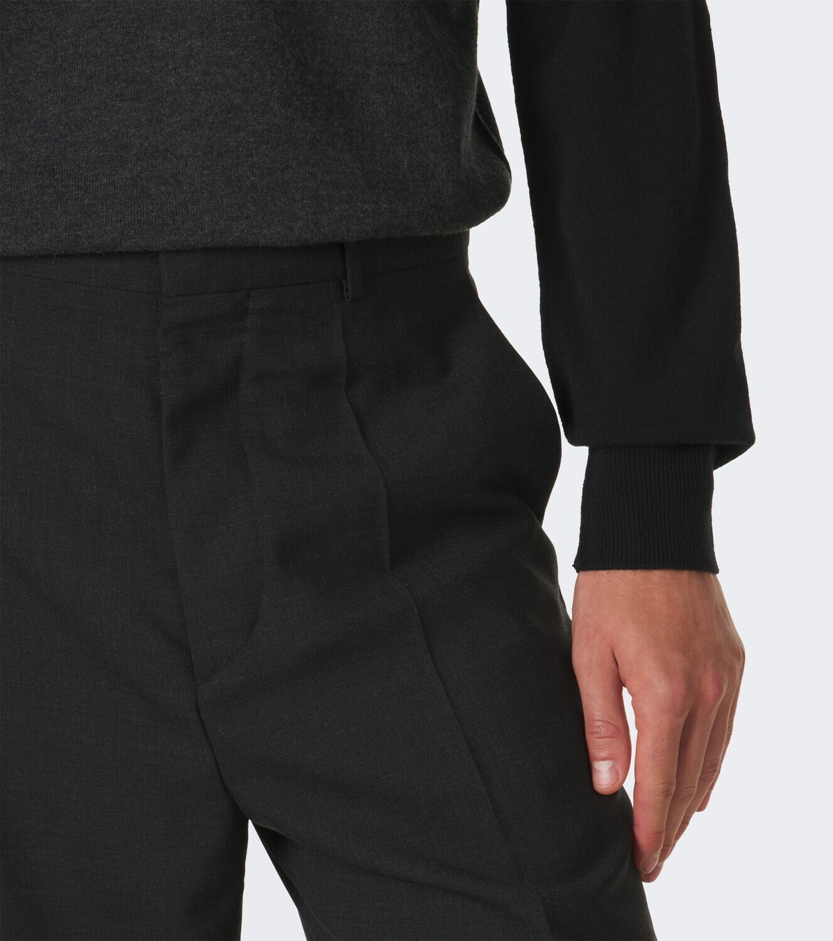 Maison Margiela Wool wide-leg pants