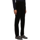 Ermenegildo Zegna Black Corduroy Modern Fit Trousers