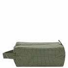HAY Grid Wash Bag - Small in Dark Green 