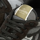 Valentino Men's Rockrunner Camo Sneakers in Nero/Stone
