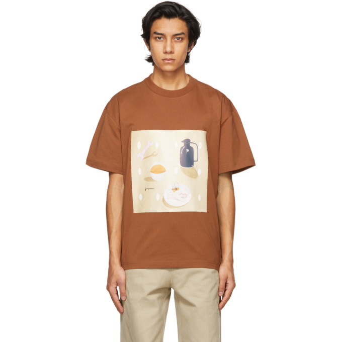 Photo: Jacquemus Brown Le T-Shirt Tableau T-Shirt