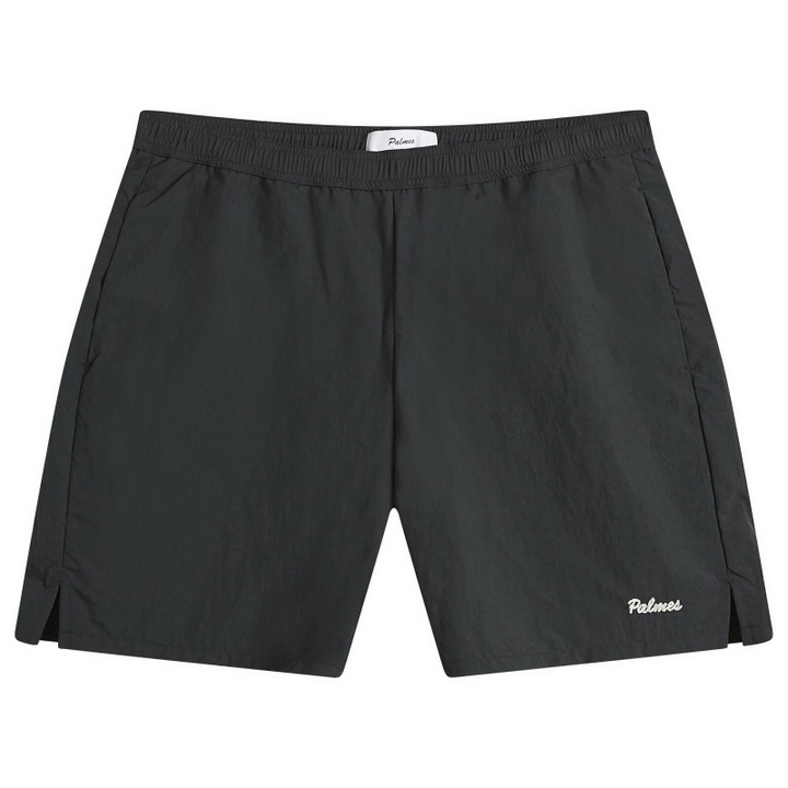 Photo: Palmes Men's Stitch Tennis Shorts in Black