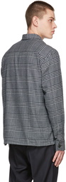 Brioni Black & White Check Regular Shirt