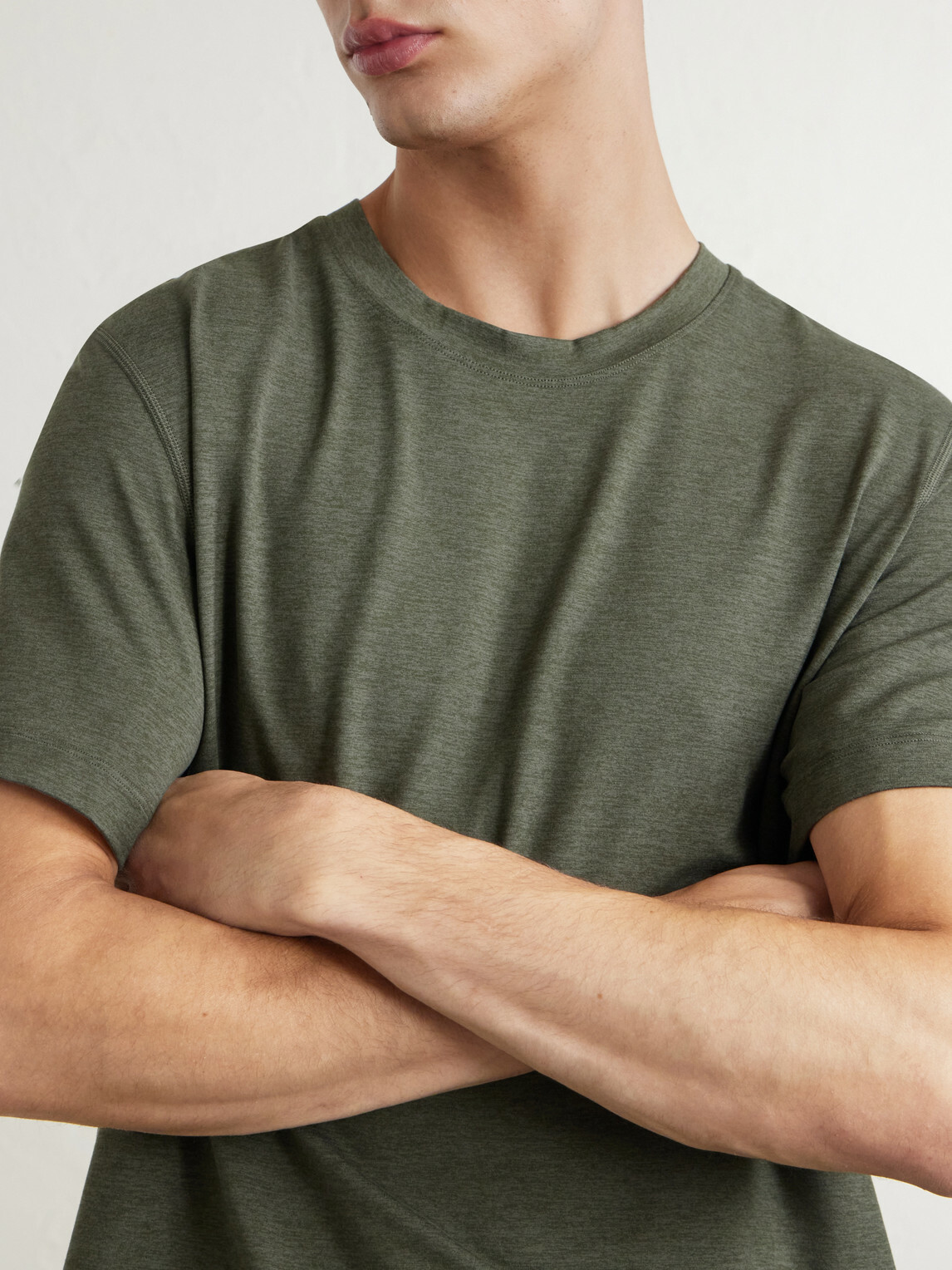Lululemon - Stretch Recycled-Jersey T-Shirt - Green