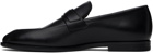 Ferragamo Black Hardware Loafers