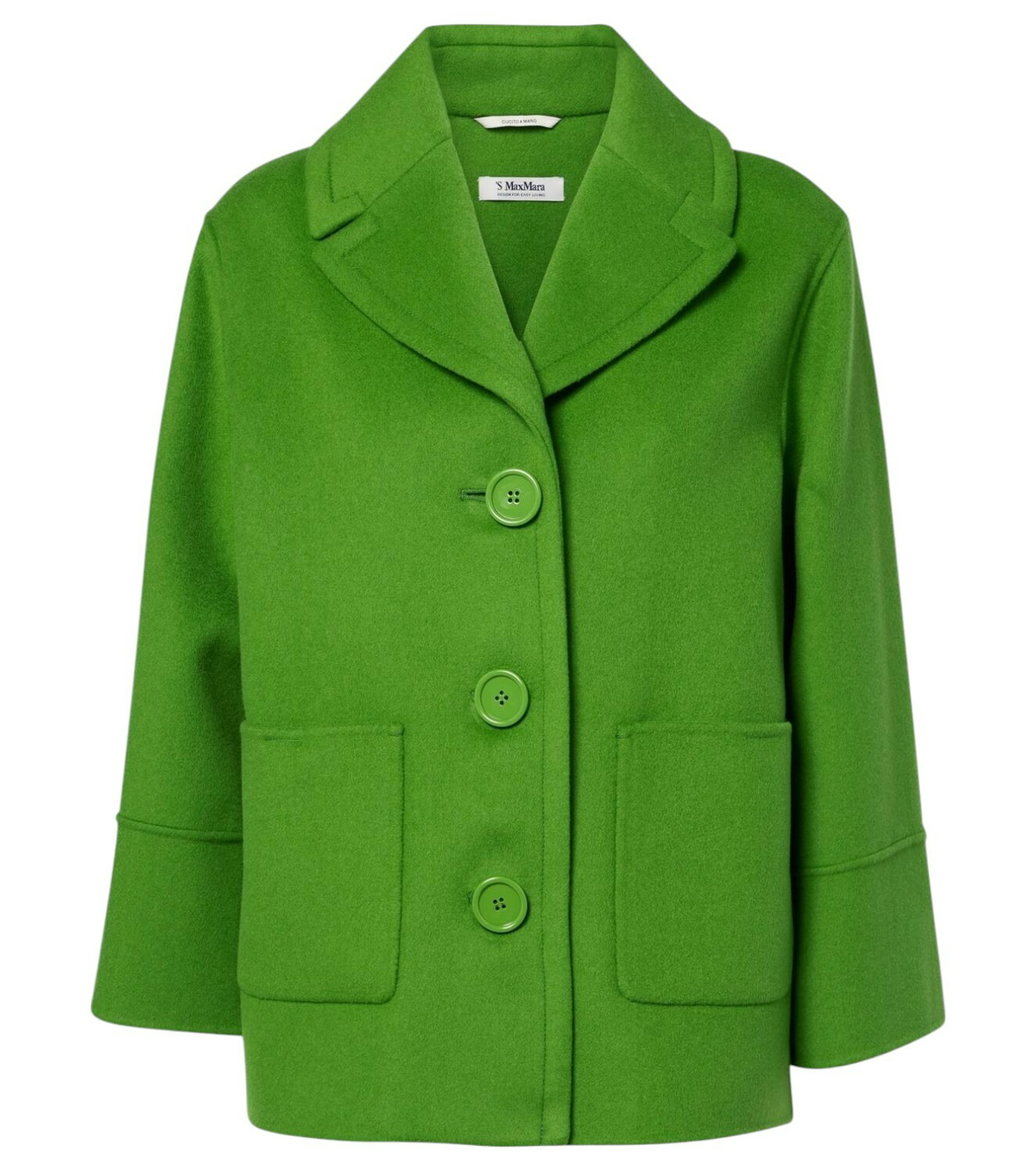 ジャケット S Max Mara SINGLE BREASTED WOOL WINDSOR JACKET S Max Mara WINDSOR Wool single-breasted jacket | REVERSIBLE