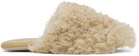 Stand Studio Beige Polly Slippers & Pouch Set