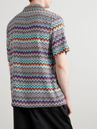 Missoni - Camp-Collar Striped Jersey Shirt - Multi