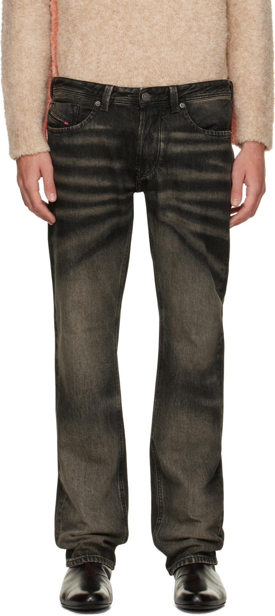 Diesel Black Bootcut D-Moorix 09j96 Jeans Diesel
