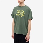 Brain Dead Men's New Age T-Shirt in Green