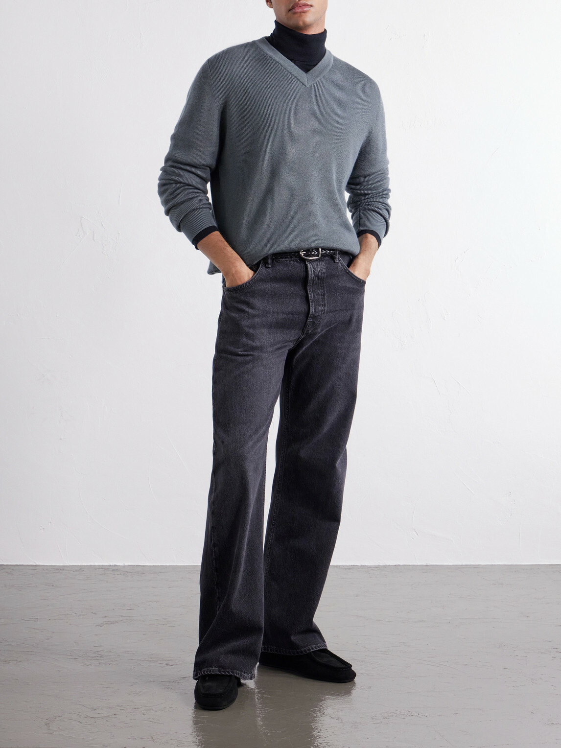 Begg & Co - Adrien Cashmere Sweater - Gray