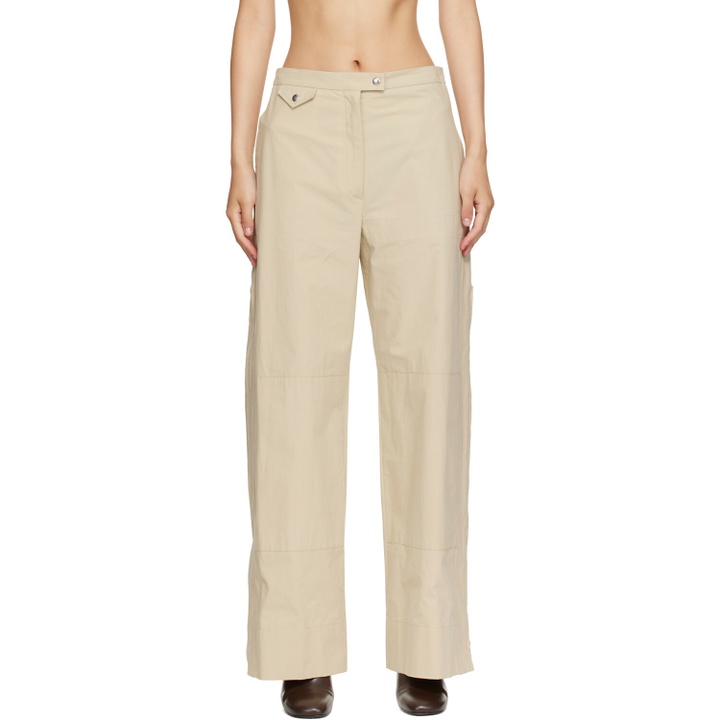 Photo: Calvin Klein Collection Beige Gemma Trousers