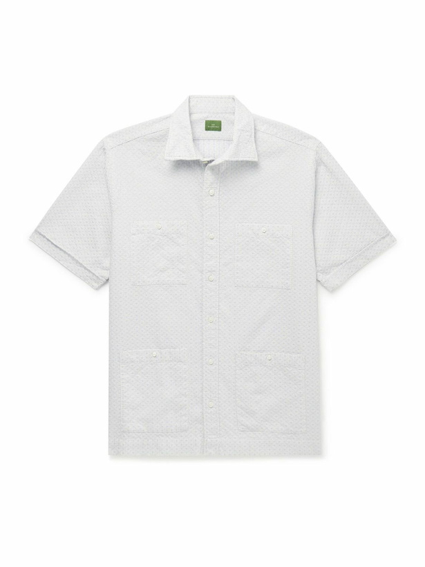 Photo: Sid Mashburn - Marquez Embroidered Cotton-Voile Shirt - White