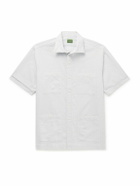 Sid Mashburn - Marquez Embroidered Cotton-Voile Shirt - White
