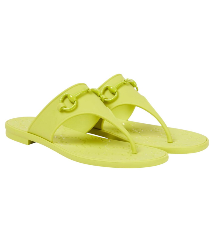 Photo: Gucci Horsebit thong sandals