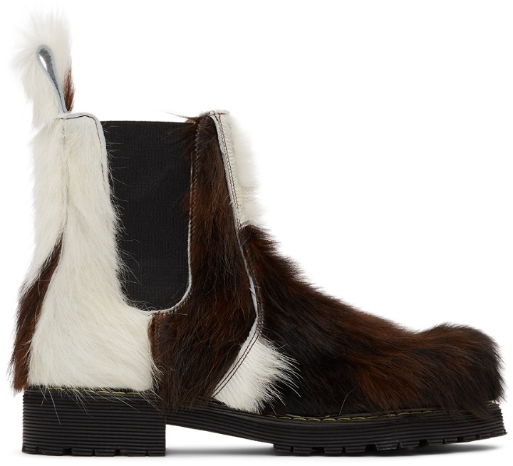 Photo: Magliano Brown Cow Punk Monster Chelsea Boots