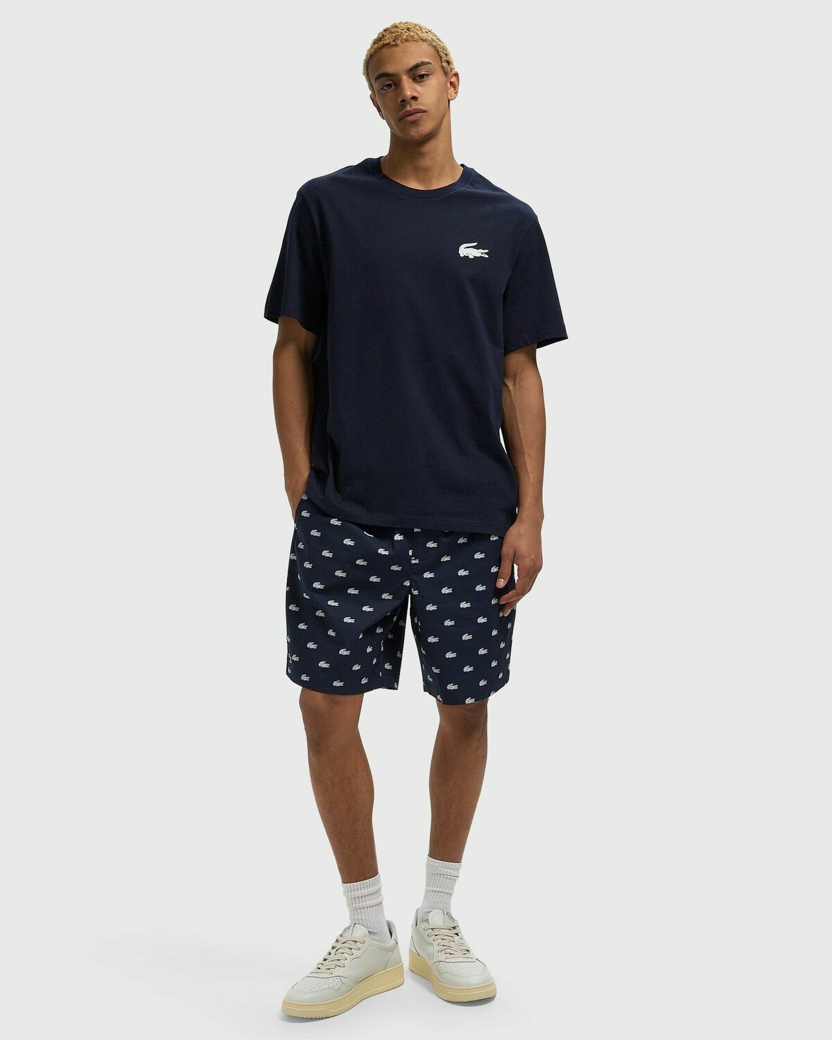Crocodile Print Cotton Loungewear Tee