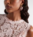 Dolce&Gabbana Re-Edition DG embellished clip-on earrings