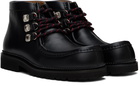 Toga Virilis Black Square Toe Boots