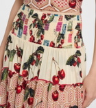 Camilla Notes From The Road printed silk maxi skirt