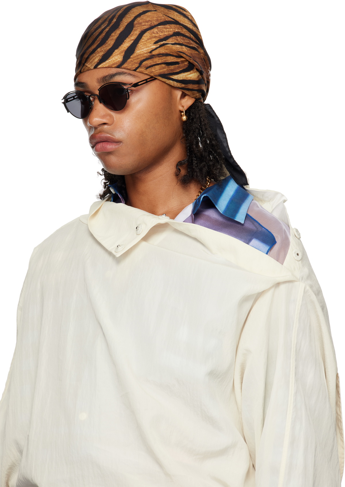 Jean Paul Gaultier Black 'The 56-5102' Sunglasses