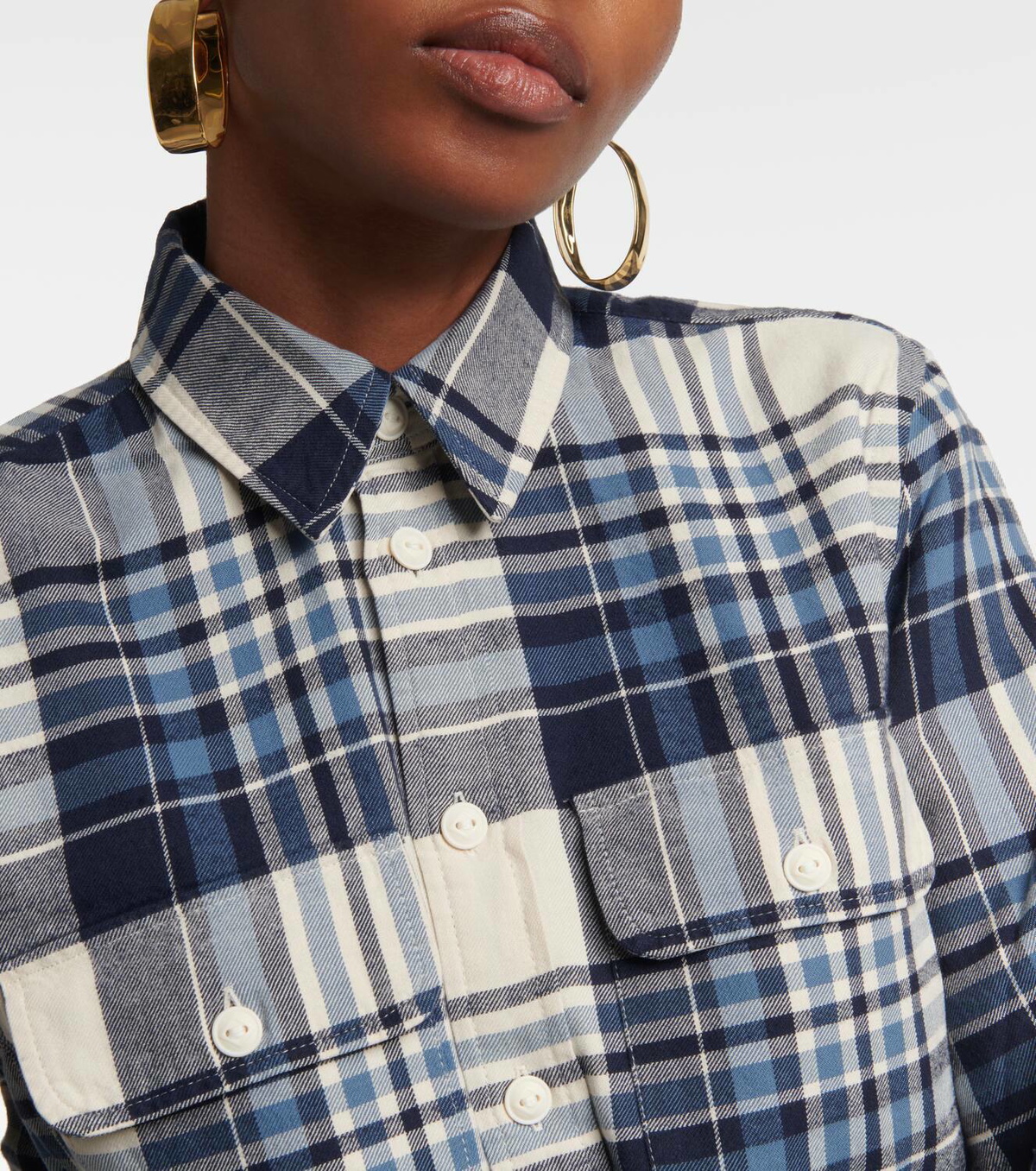 Polo Ralph Lauren Checked cotton shirt dress Polo Ralph Lauren
