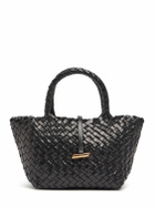 LITTLE LIFFNER Mini Basket Leather Top Handle Bag