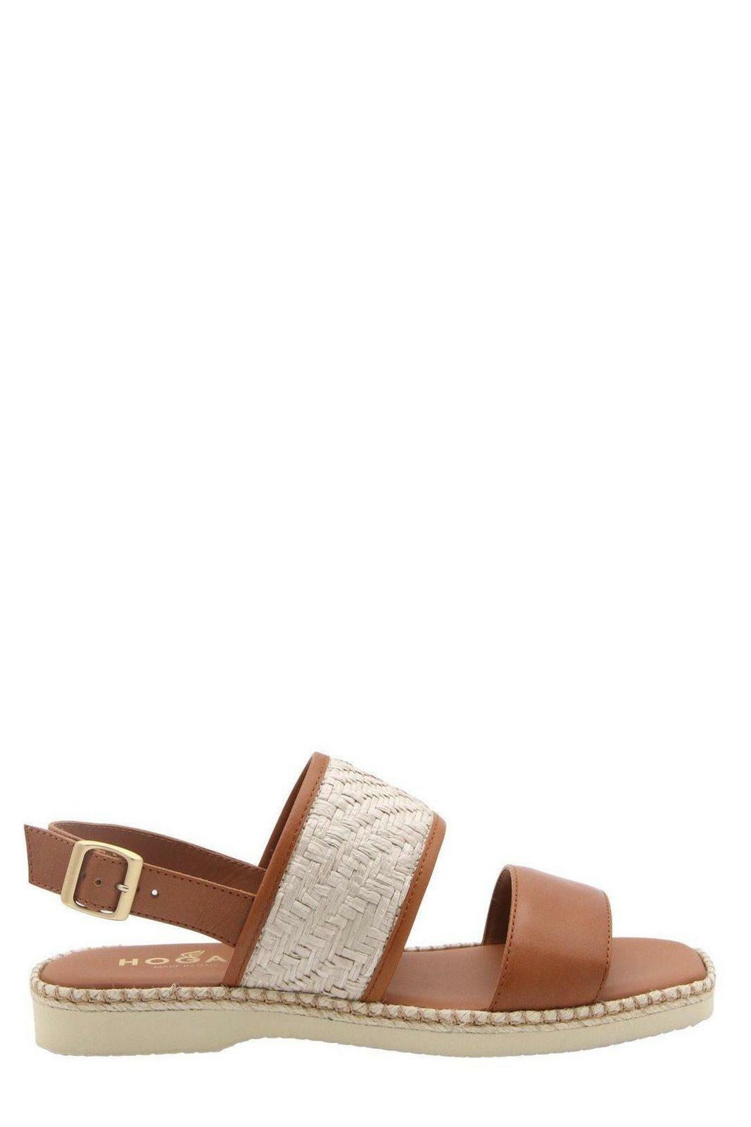Hogan Leather slingback sandals Hogan