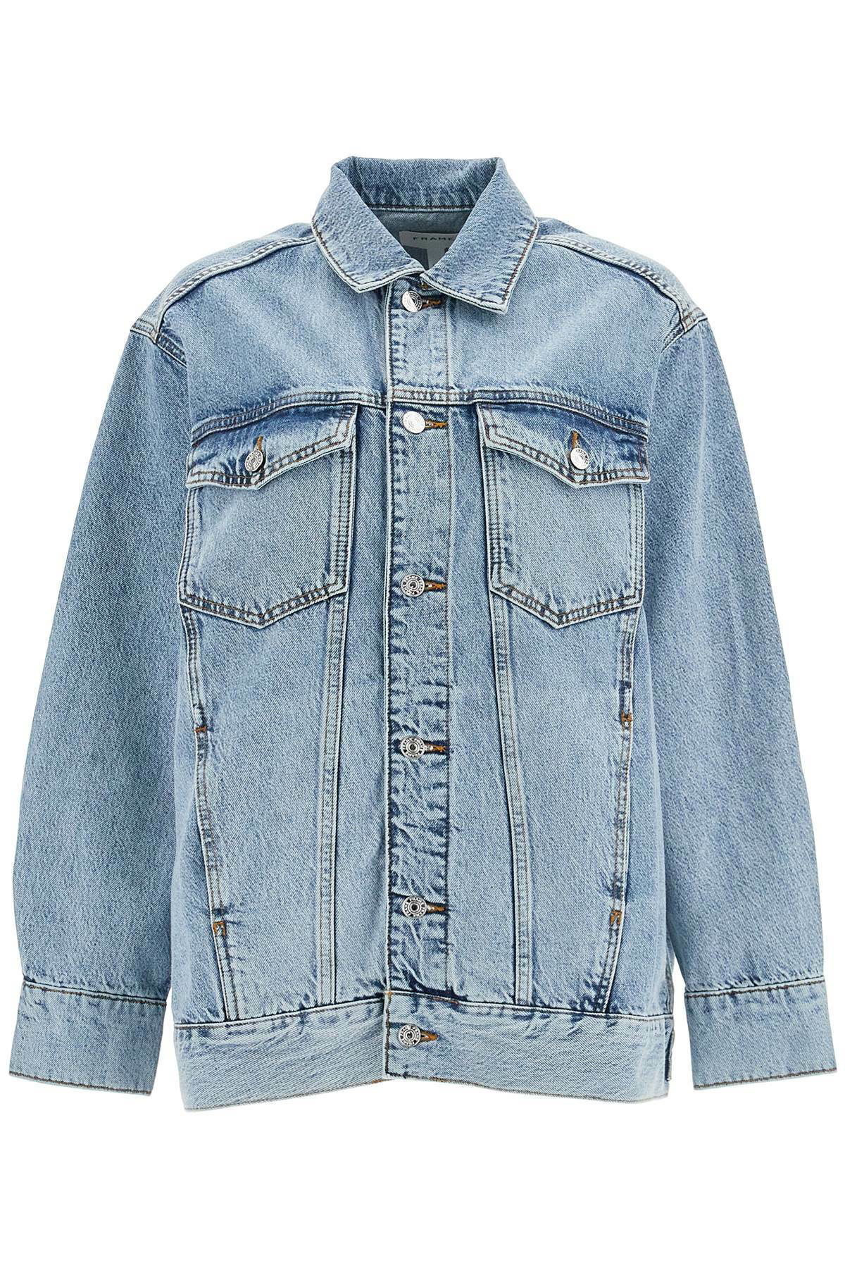 FRAME oversized denim jacket for Blue Frame Denim FRAME oversized denim jacket for Blue Frame Denim