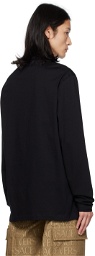 Versace Black Printed Long Sleeve T-Shirt