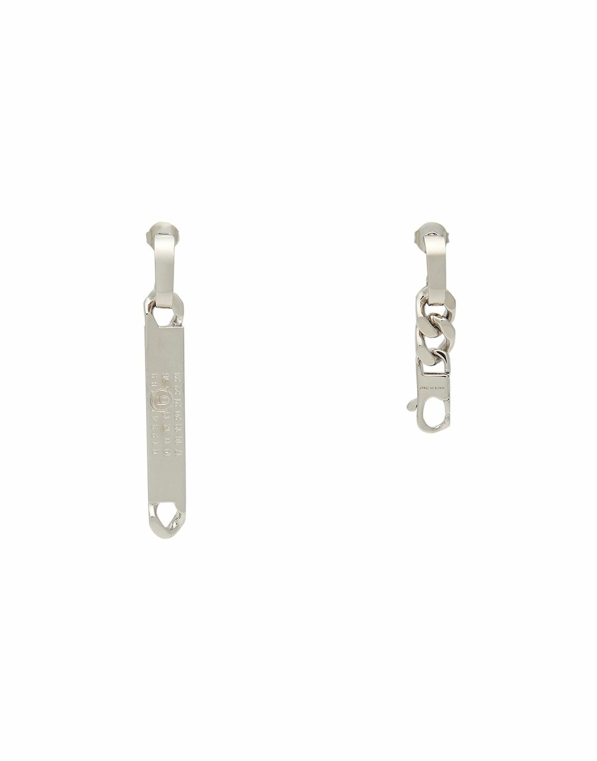 Mm6 Maison Margiela Womens Earrings in Silver