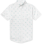 Onia - Jack Button-Down Collar Floral-Print Linen Shirt - White