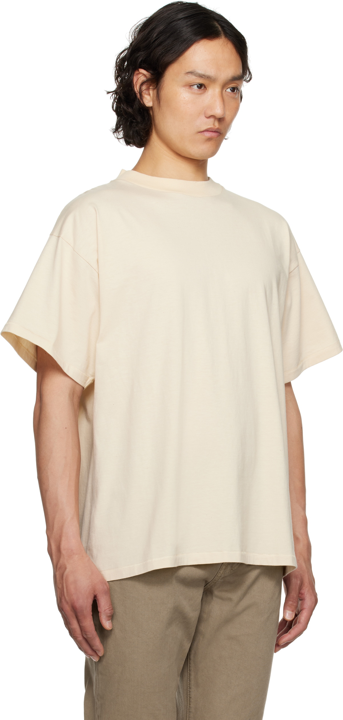 THE ROW ザ・ロウ 定番 クルーネック Tシャツ ベージュ S The Row Beige Sato T-shirt The Row