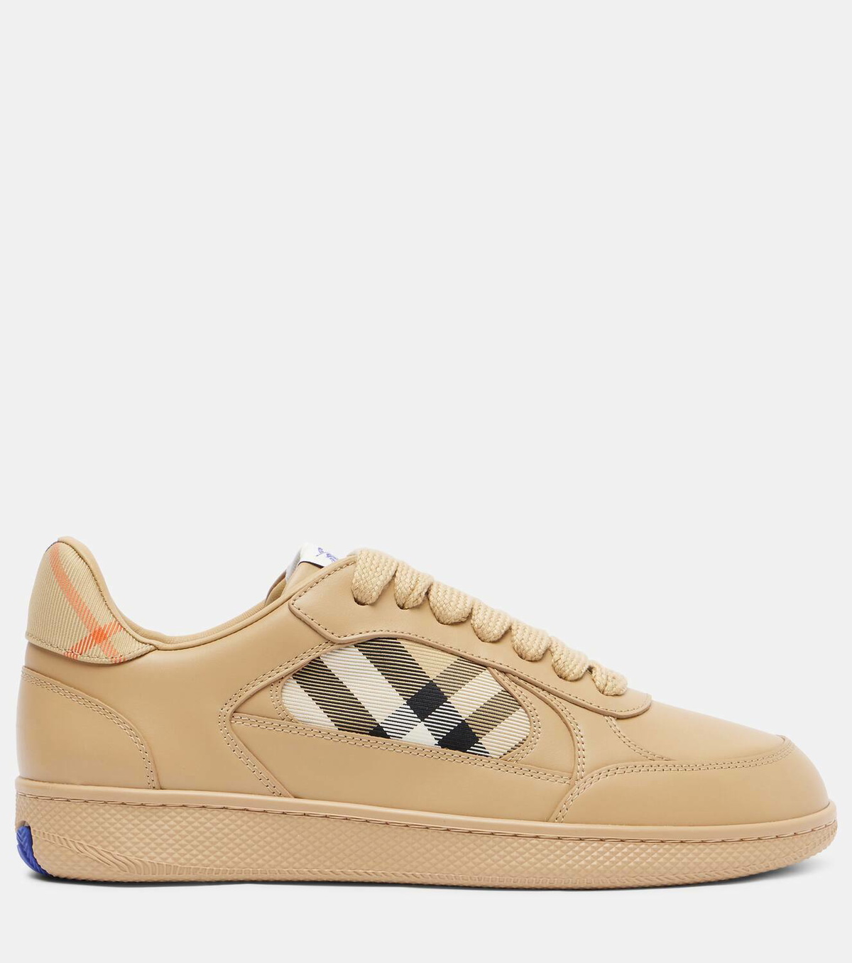Burberry Burberry Check leather sneakers